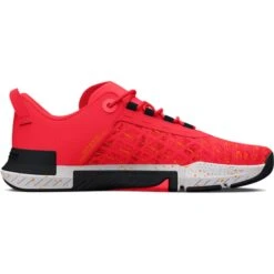 Under Armour UA TriBase™ Reign 5 Trainingsschoenen Dames - Beta/Zwart/Formula Orange -Fitness-Mode Winkel under armour womens ua tribase reign 5 training shoes beta black formula orange 3 1529347