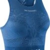 X-Bionic Energizer 4.0 Fitness Top Dames - Jeans Blue/pearl Beige -Fitness-Mode Winkel x bionic energizer 4 0 fitness womens crop top jeans blue pearl beige 1 1394007