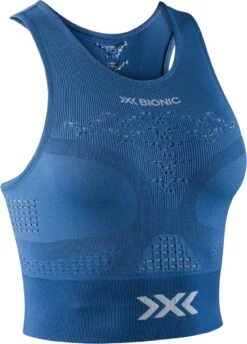 X-Bionic Energizer 4.0 Fitness Top Dames - Jeans Blue/pearl Beige